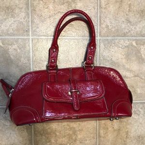Red Leather Purse, Coldwater Creek